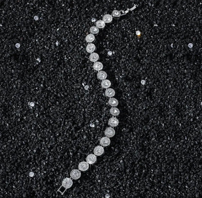 Pulsera brillo circular